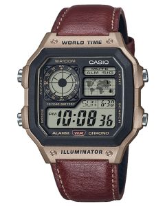 Casio Uhr AE-1200WH-1AVEF Digital Uhr schwarz Digitaluhr