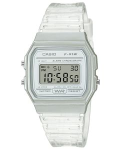 Casio Uhr Digital Armbanduhr transparent F-91WS-7EF
