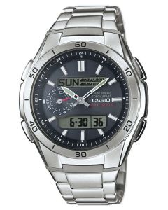 Casio Herren Funkuhr WVA-M650D-1AER Solar Armbanduhr