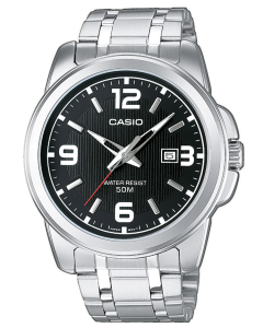 Casio Herrenuhr Armbanduhr MTP-1314PD-1AVEF Edelstahlband