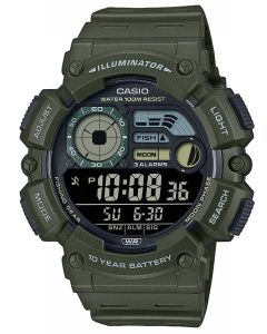 Casio Digitaluhr WS-1500H-3BVEF Fishing Timer Mondphasenanzeige