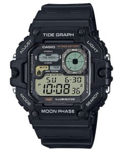 Casio Digitaluhr WS-1700H-1AVEF Fishing Timer Mondphasenanzeige